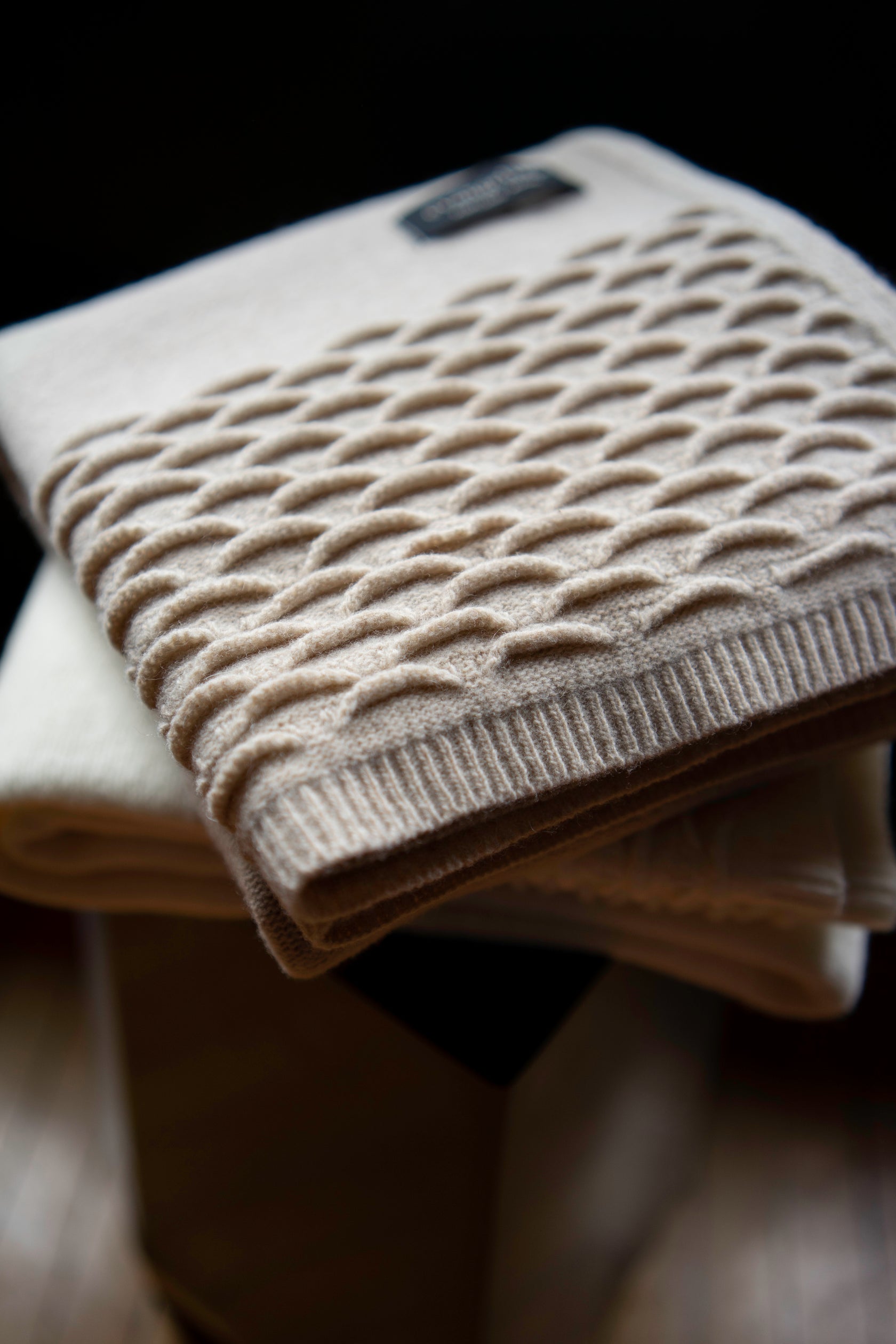 Lambswool Baby Blanket in Oatmeal main image 0